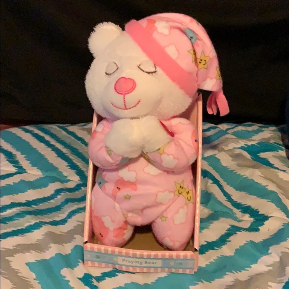 Praying bear